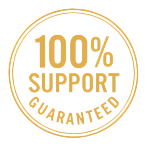100% support guaranteed